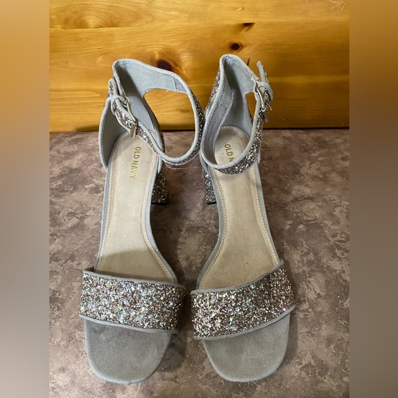 Old Navy Size 8 Sparkle Heels - Picture 3 of 4